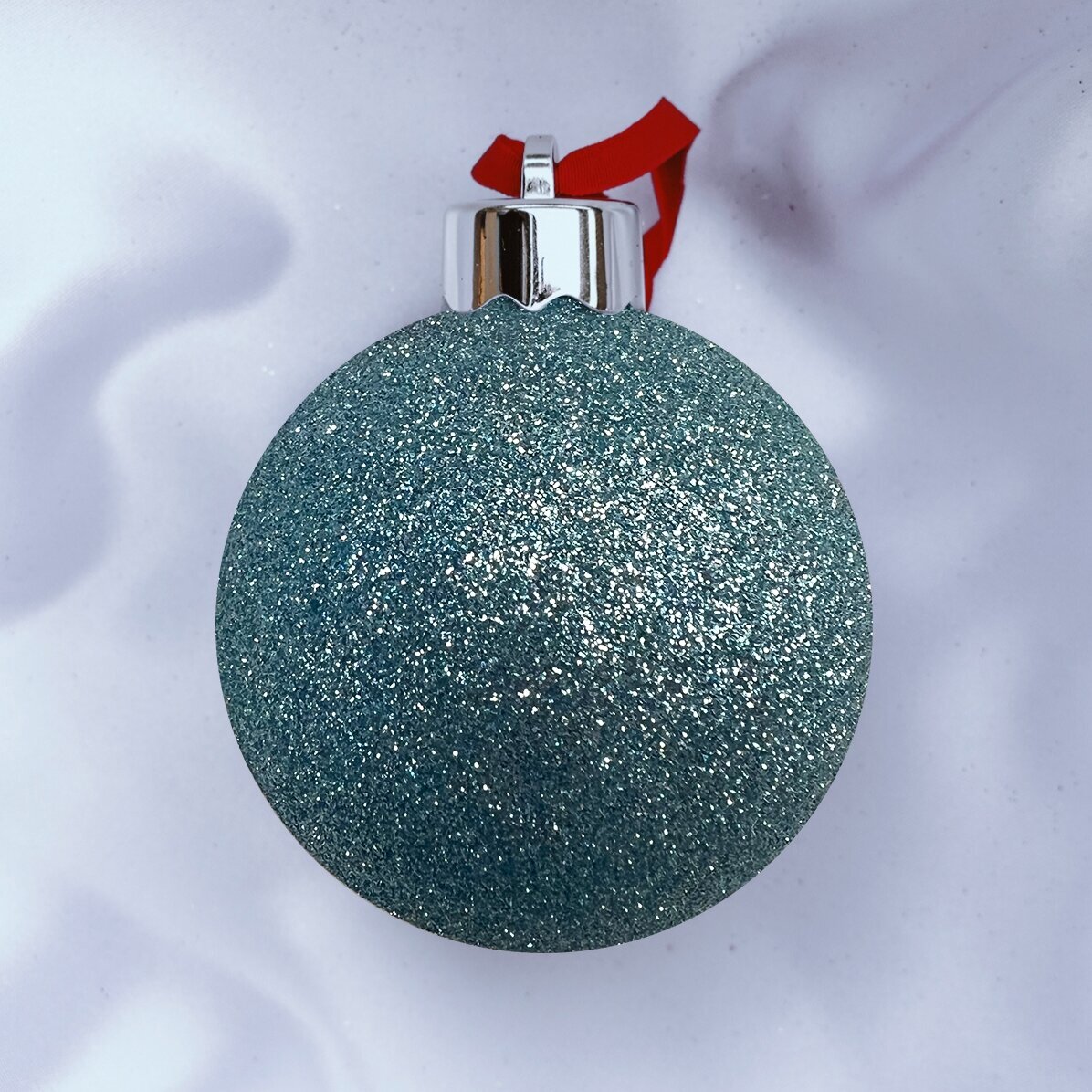 Boule de Noël personnalisée avec logo et message - La magie de Noël