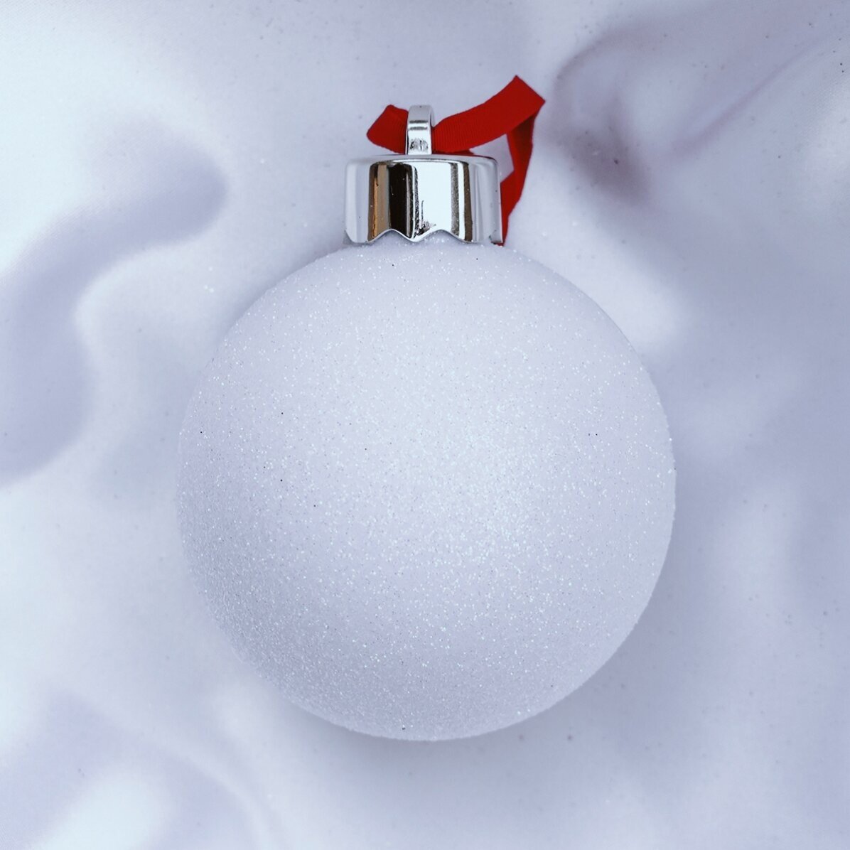 Boule de Noël personnalisée avec un message et une photo - Le cadeau idéal pour Noël