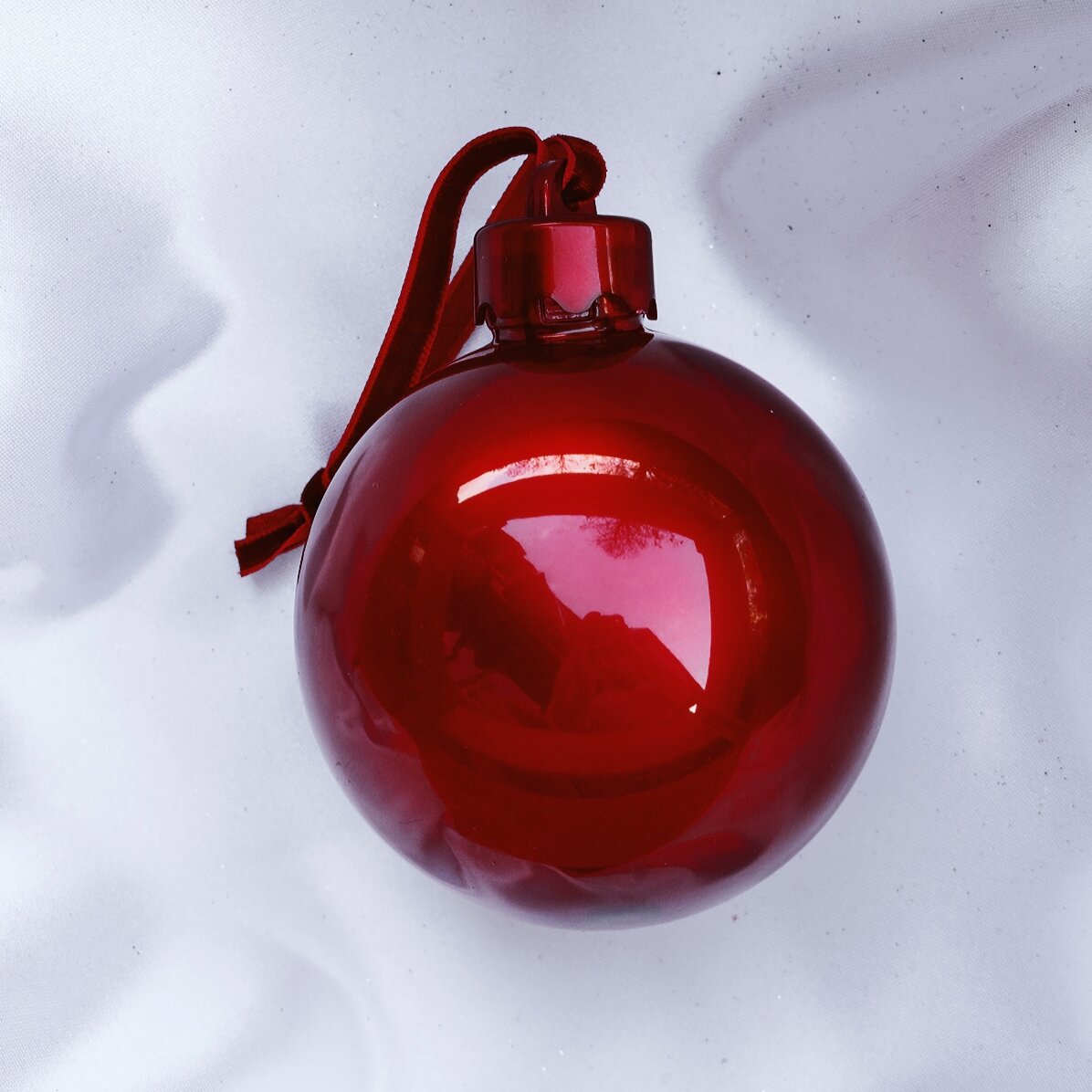 Boule de Noël personnalisée avec photo et texte - Sapins