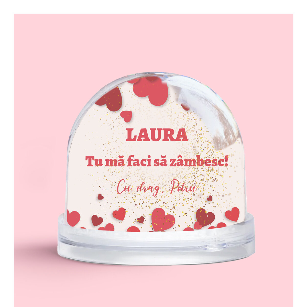 Boules décoratives et cadres de bureau pour la Saint-Valentin