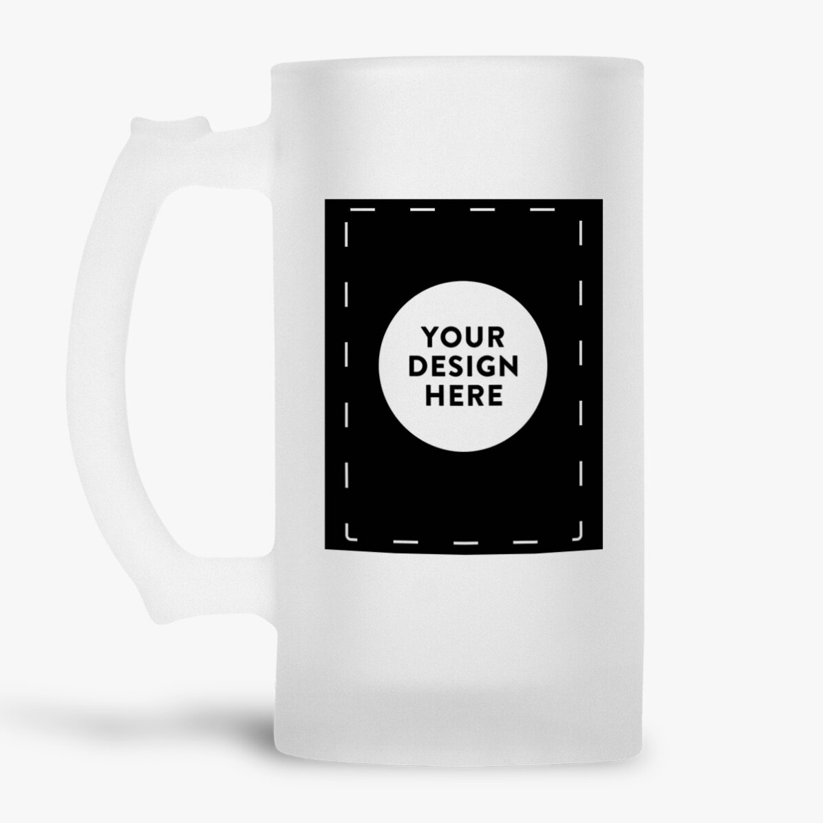 Une chope à bière personnalisée avec ton motif