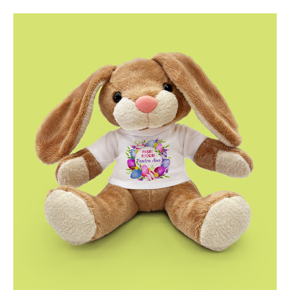 Lapins en peluche personnalisés