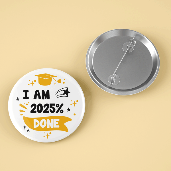 Badge personnalisé avec message - « I