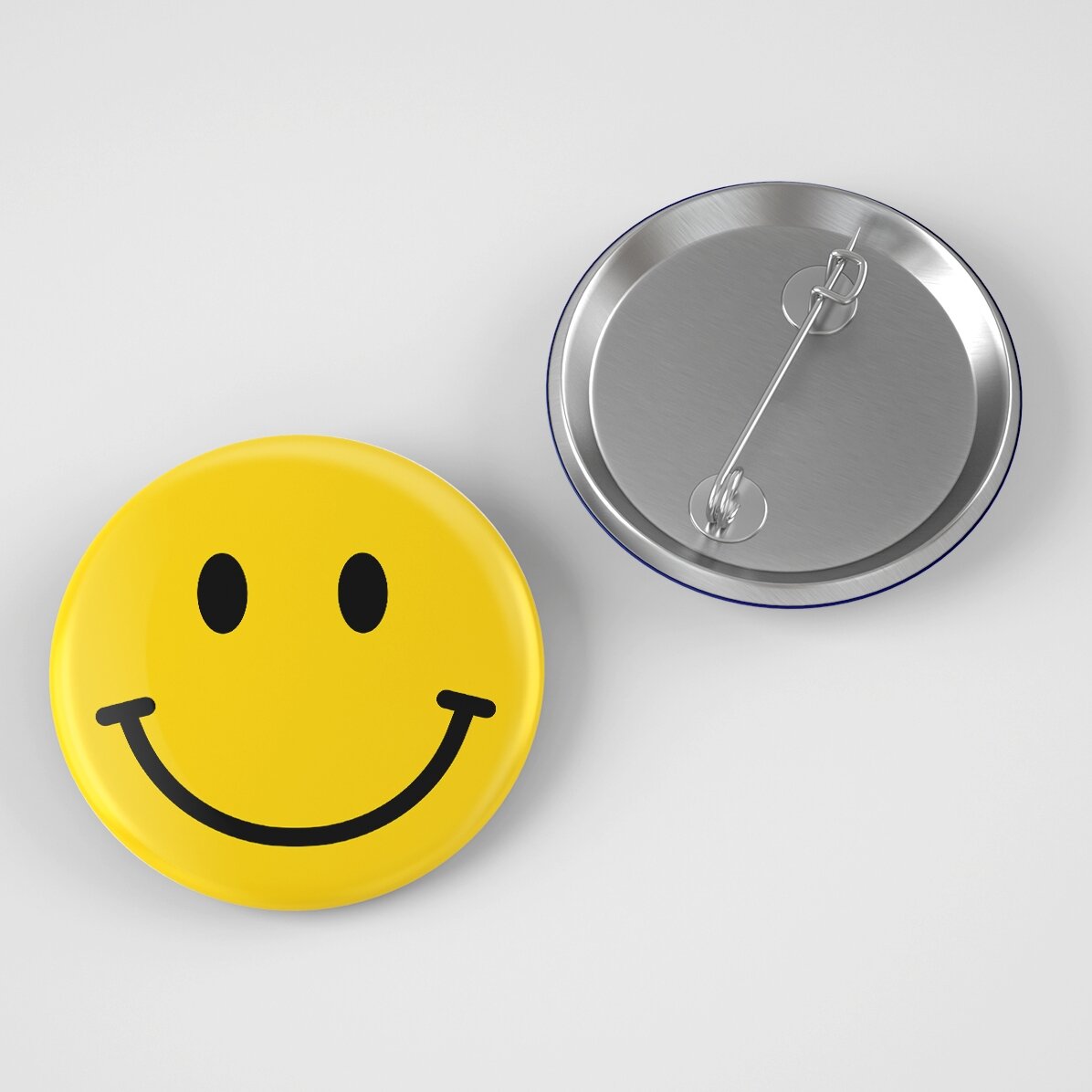 Insigne personnalisé avec un smiley