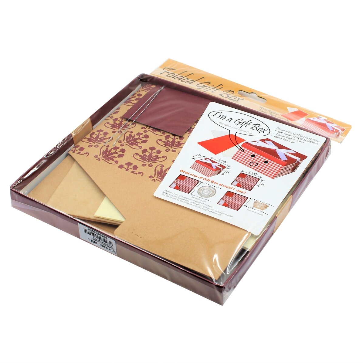 Kit coffret cadeau - motif floral