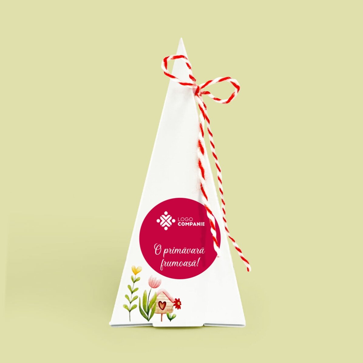 Kit de plantation de fleurs personnalisé avec logo et message