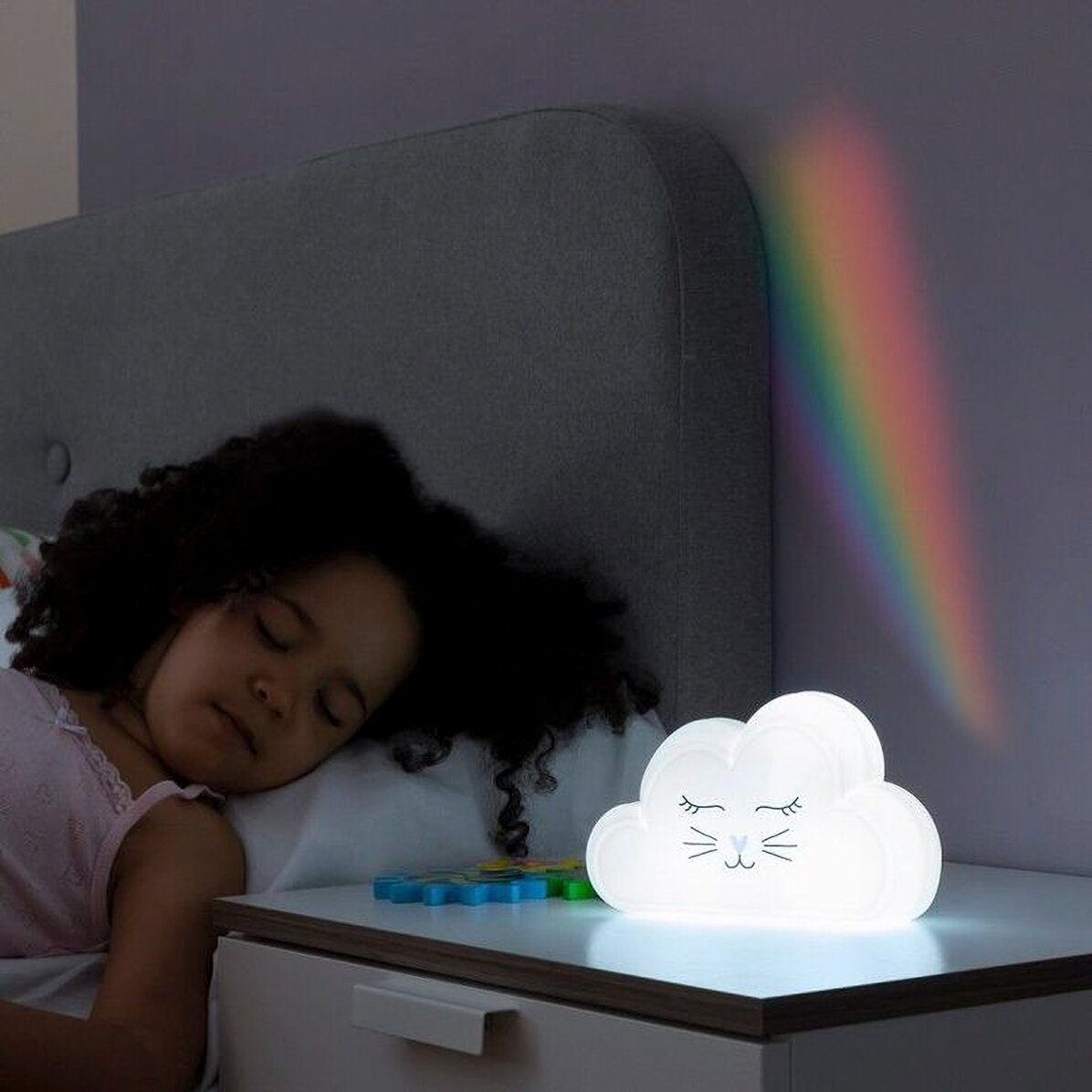 Veilleuse avec projecteur - Petit nuage