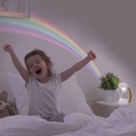 Veilleuse avec projecteur « Arc-en-ciel »