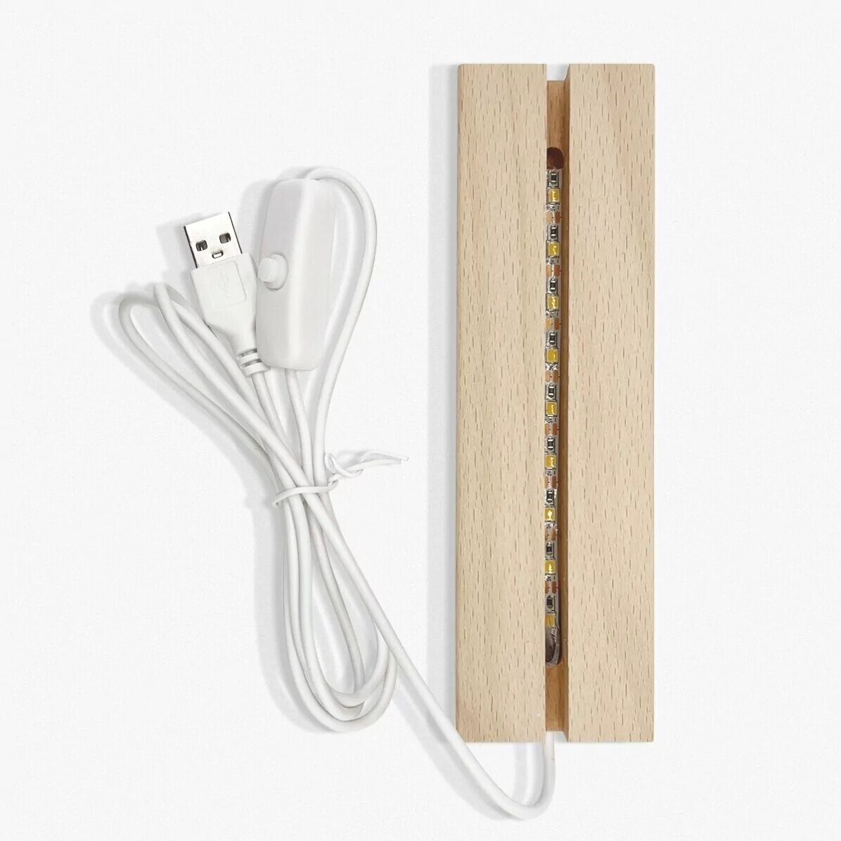 Lampe de veille LED personnalisée avec 6 photos et un message