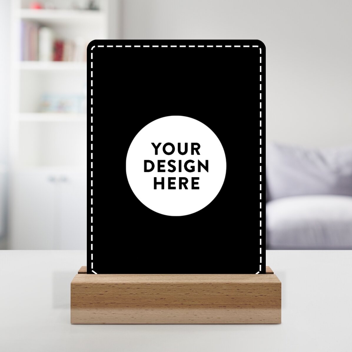 Lampe de veille LED personnalisée avec votre motif