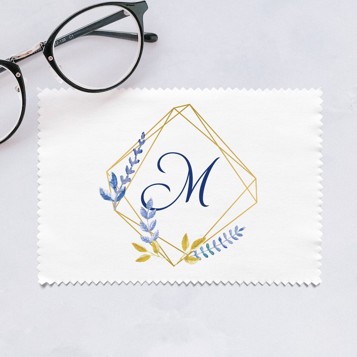 Chiffon personnalisé pour nettoyer les écrans et les lunettes - Monograma
