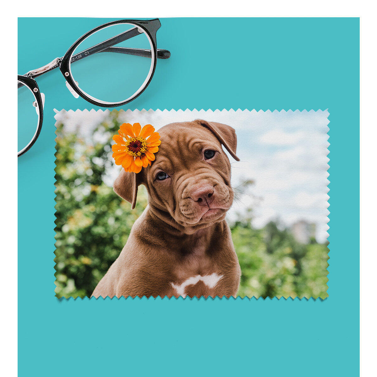 Chiffons de nettoyage pour écrans et lunettes, personnalisés