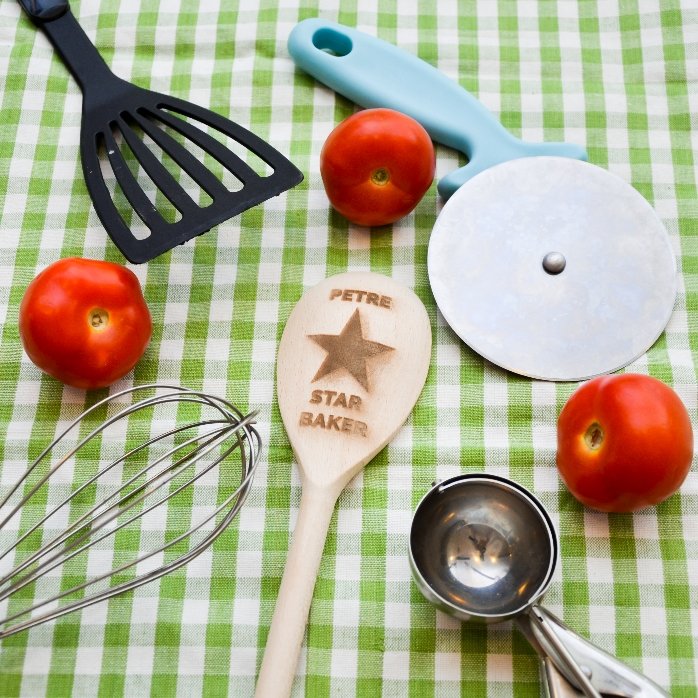 Cuillère en bois personnalisée - La star de la cuisine