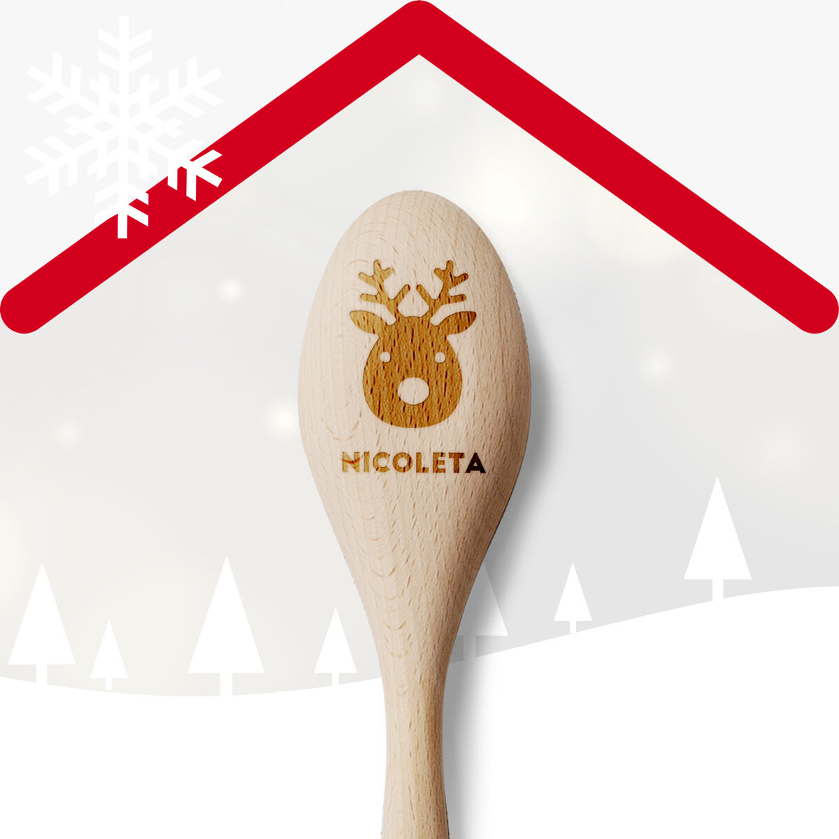 Cuillères et fourchettes de Noël