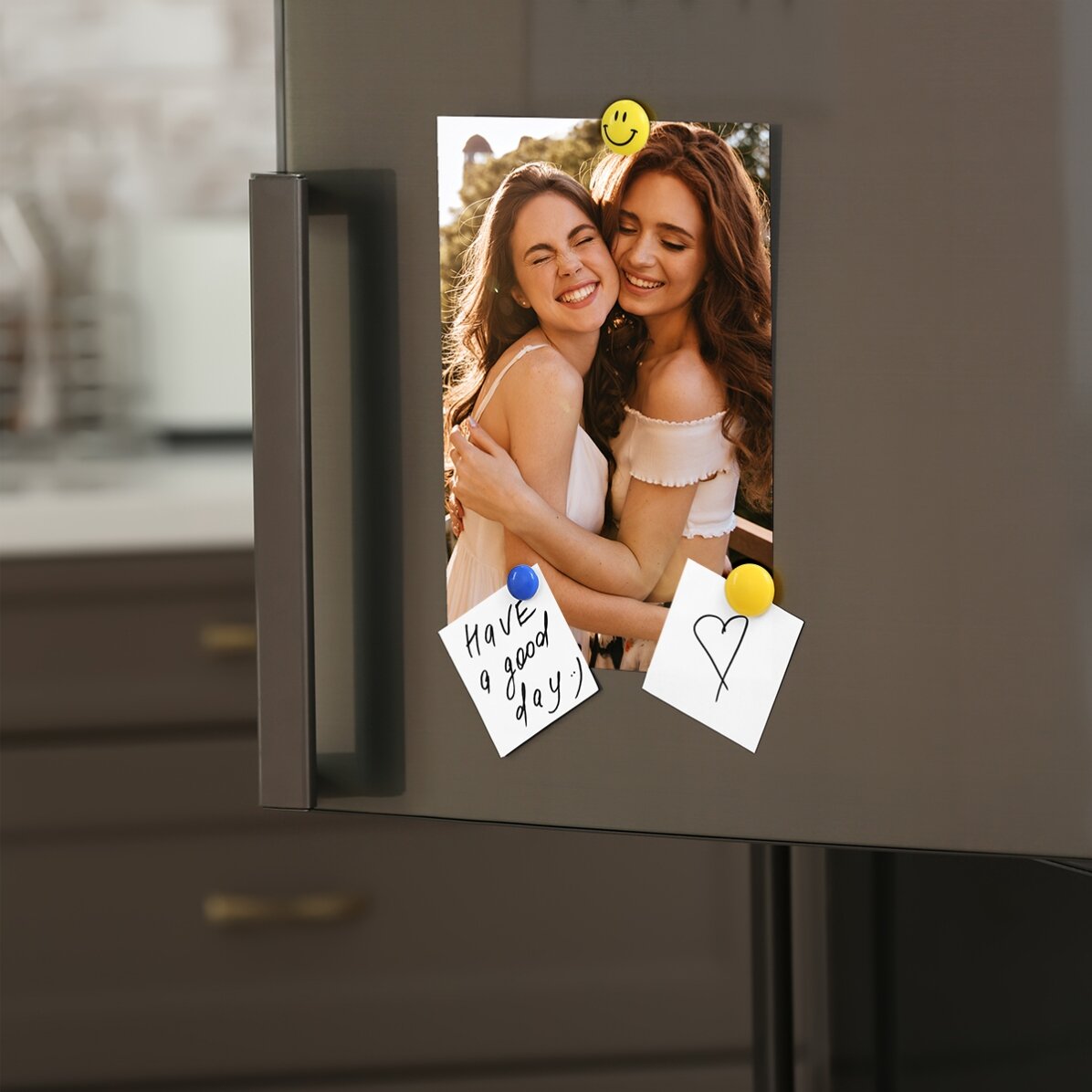 Aimant personnalisé de 10 x 15 cm avec une photo