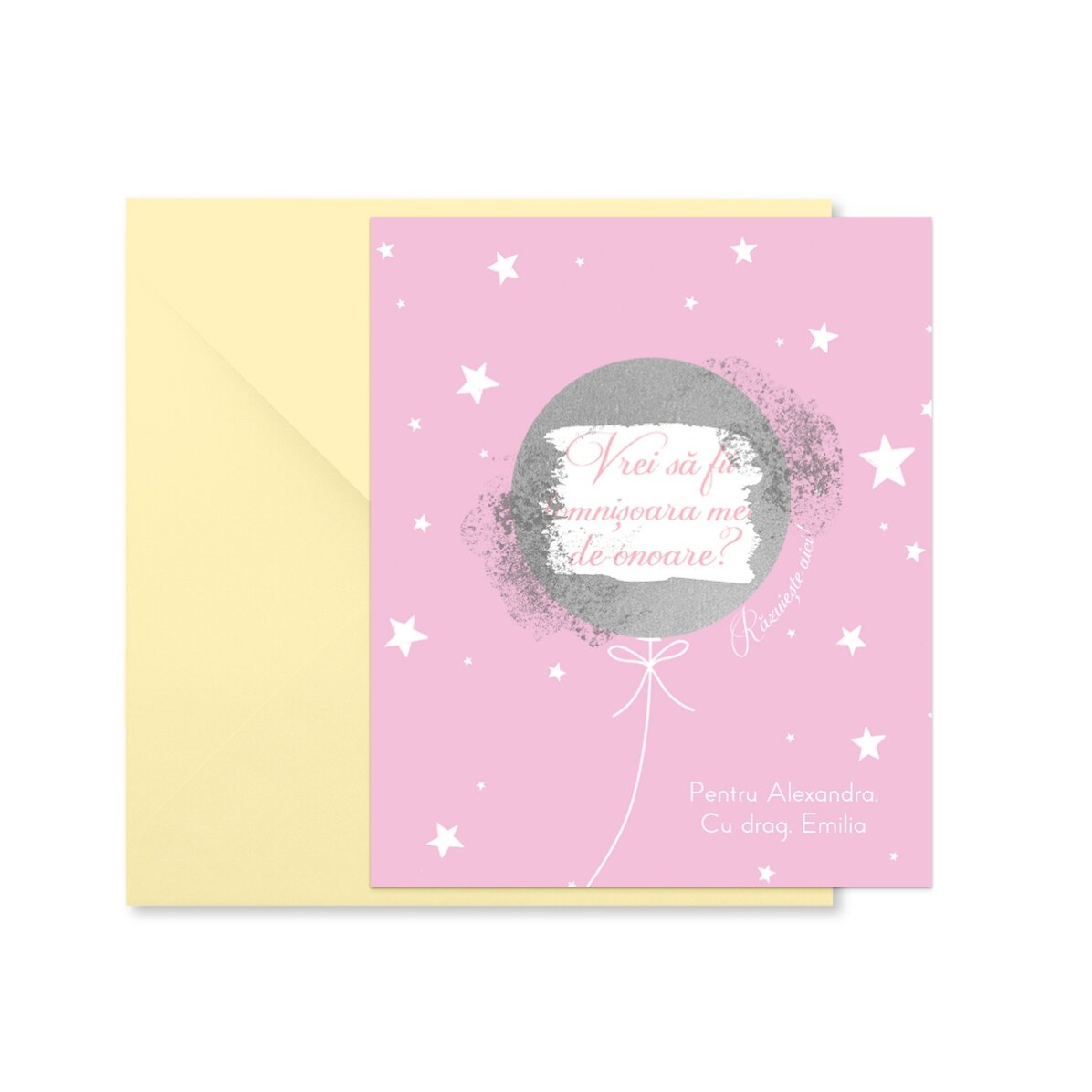Aimant à gratter 10 x 12 cm personnalisé avec un texte - Surpriza