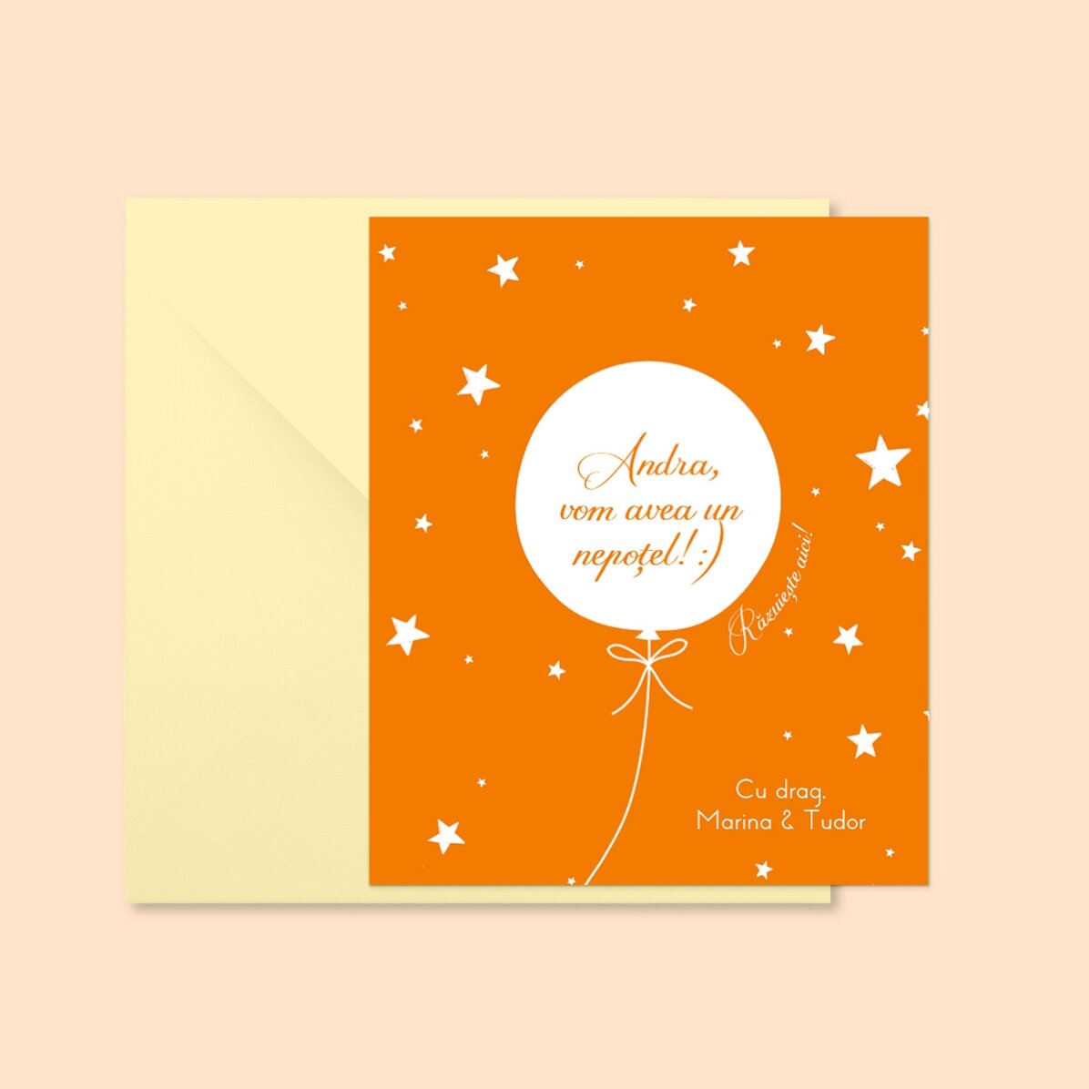 Aimant à gratter 10 x 12 cm personnalisé avec un texte - Surpriza