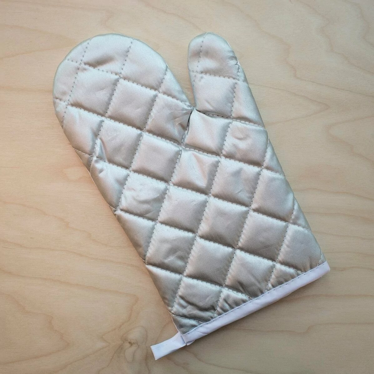 Gant de cuisine personnalisé avec inscription - Motif de feuilles
