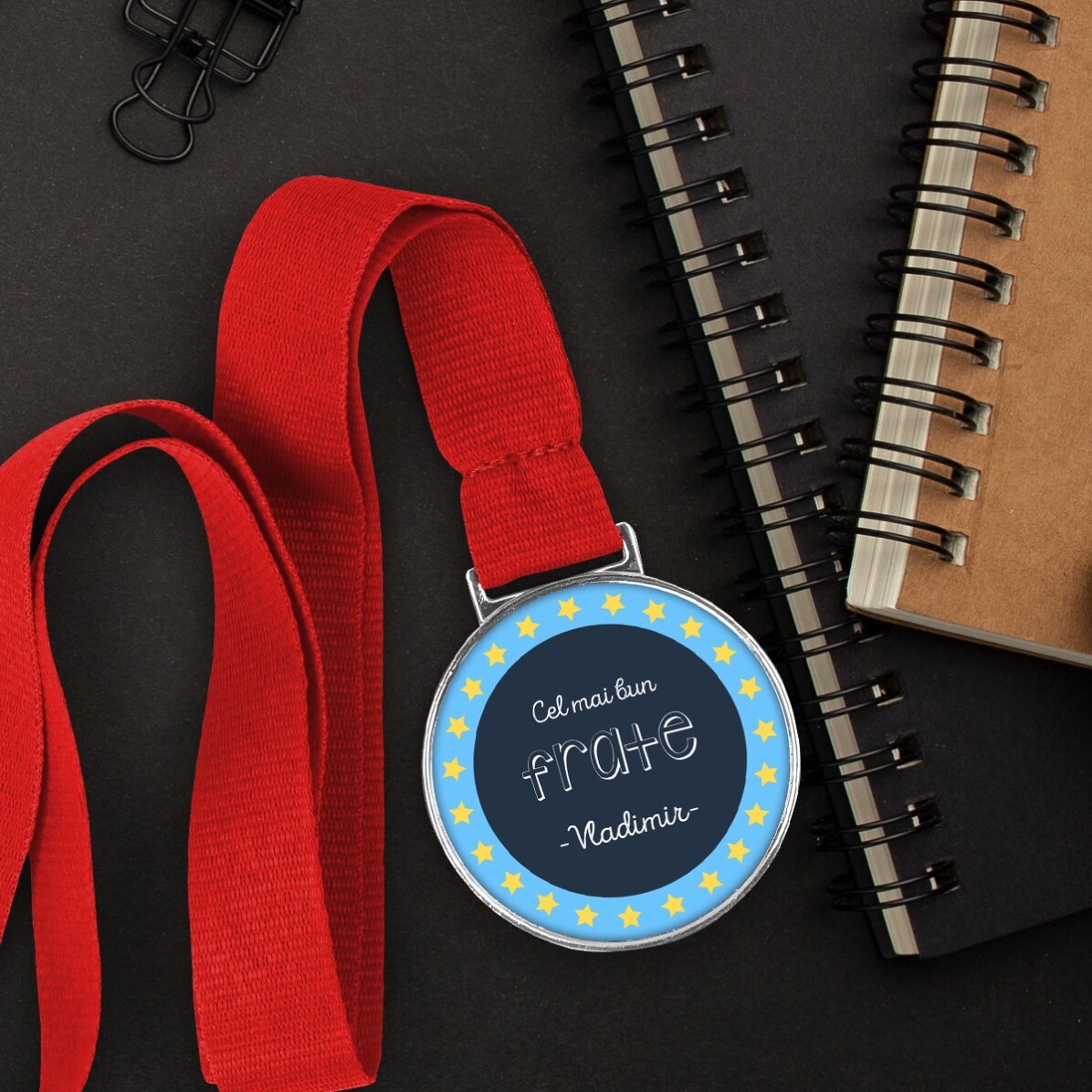 Médaille personnalisée avec inscription - Le meilleur