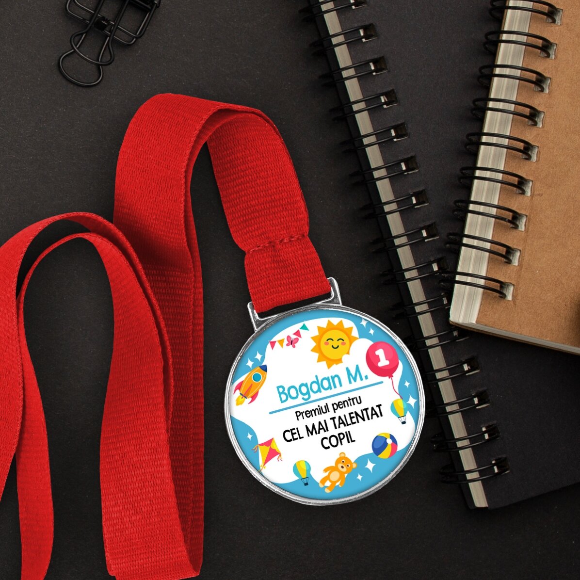 Médaille personnalisée avec inscription - Journée de l