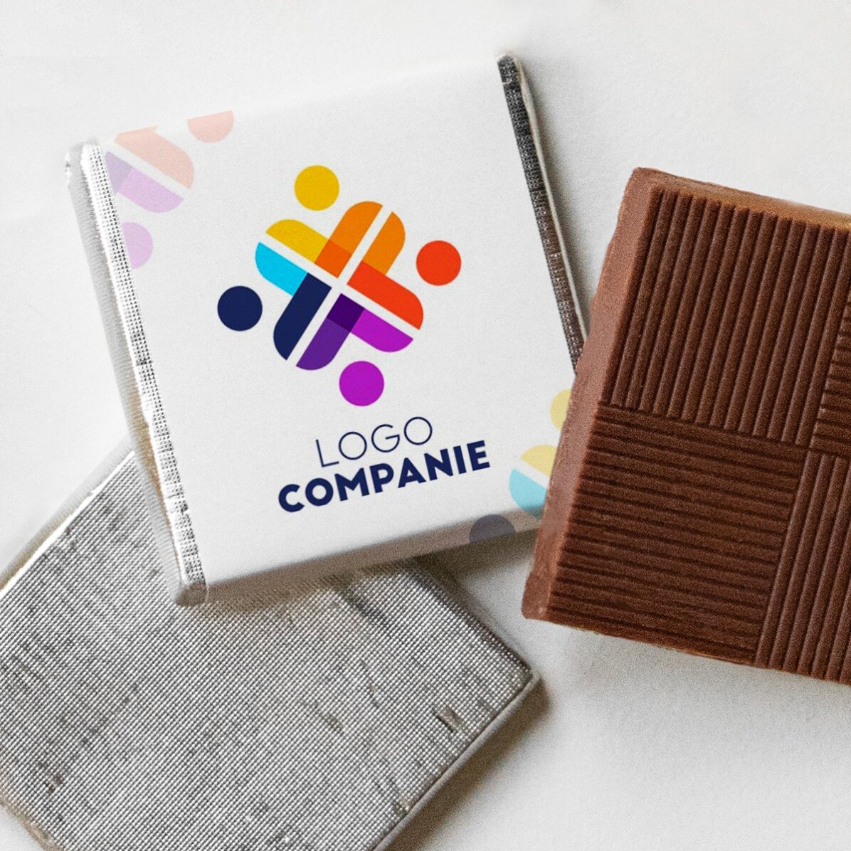 Mini-chocolat personnalisé avec votre motif