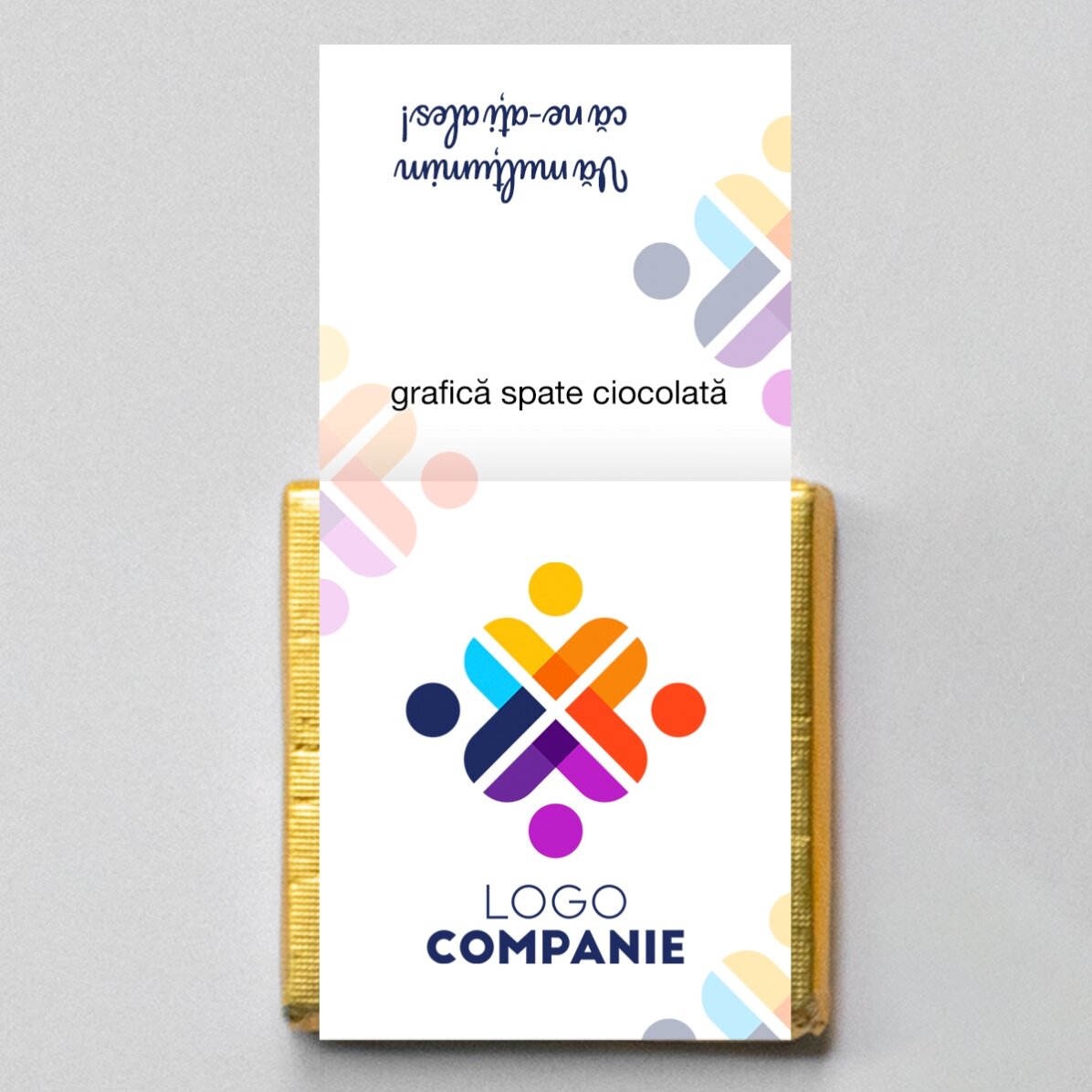 Mini-chocolat personnalisé avec votre motif