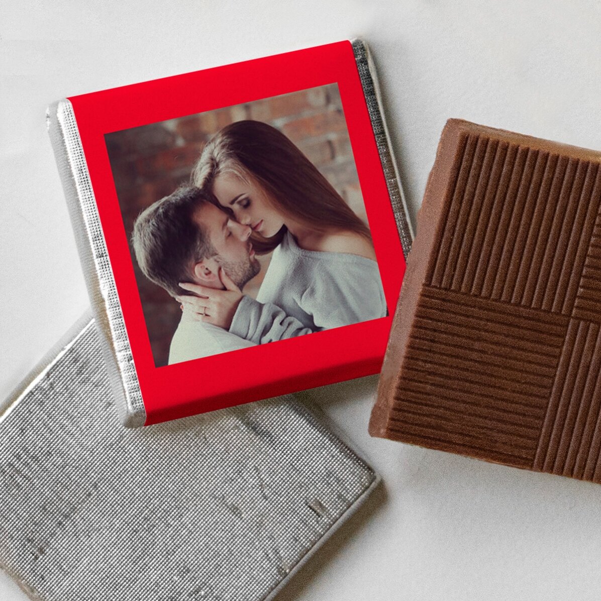 Mini-chocolat personnalisé avec une photo