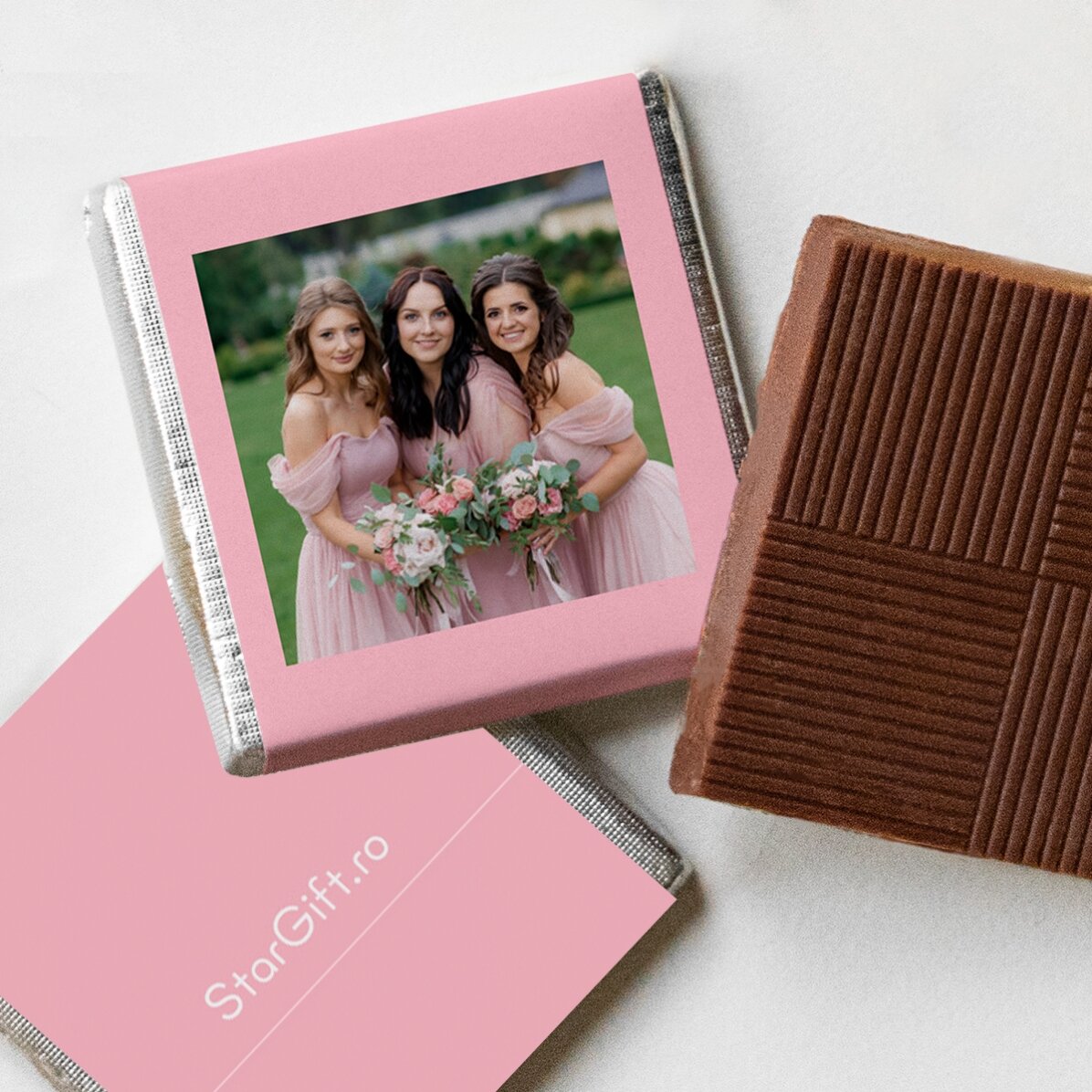 Mini-chocolat personnalisé avec une photo