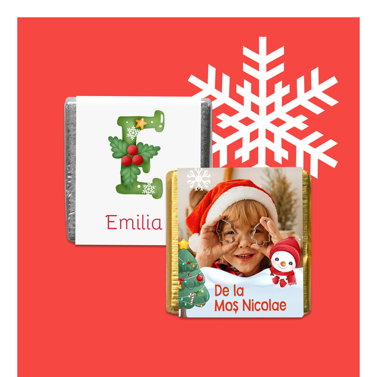 Mini-chocolat personnalisé de Saint-Nicolas
