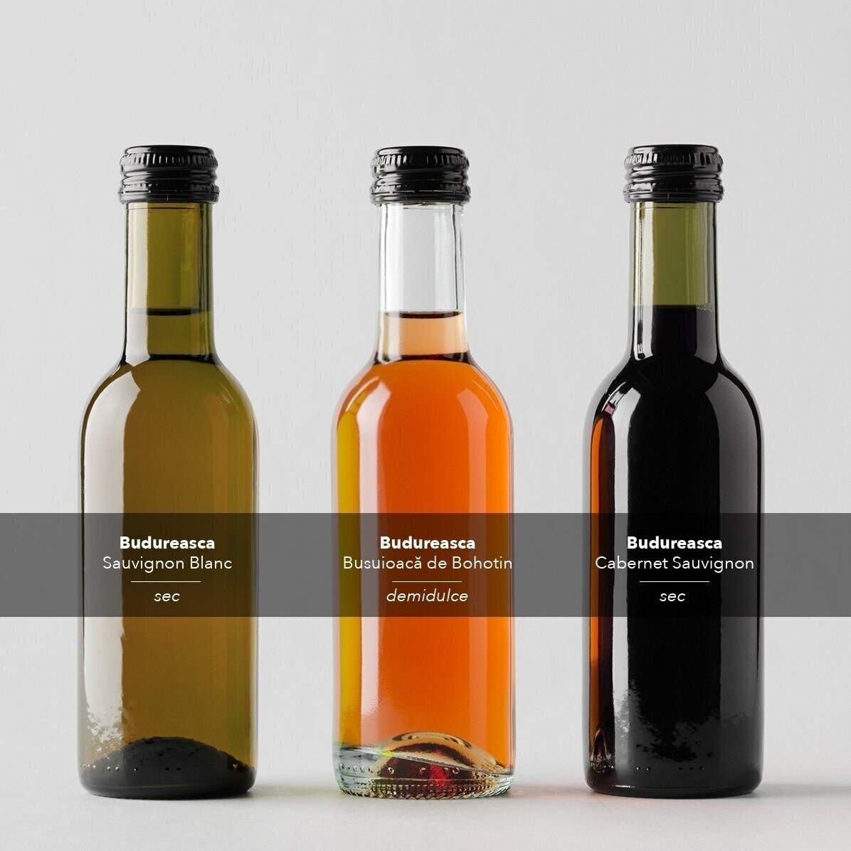 Mini-bouteille de vin personnalisée avec un message - Joyeuses Pâques !