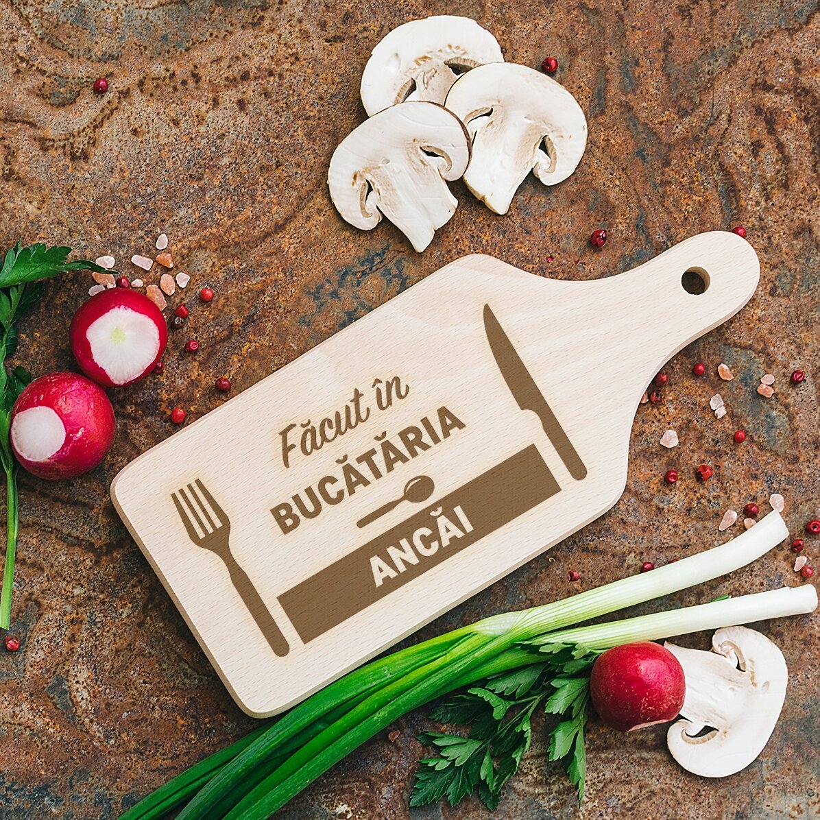 Mini-planche à découper personnalisée - Fabriqué dans la cuisine
