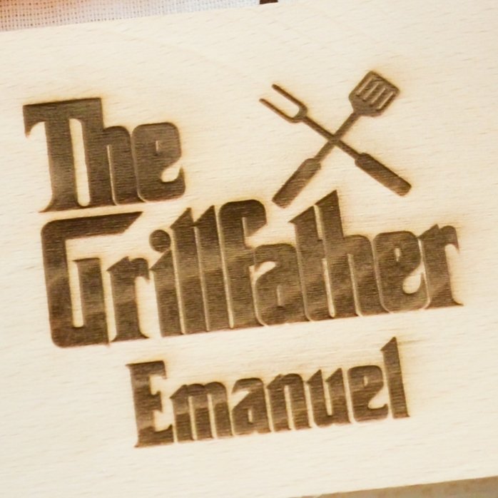Mini-planche à découper personnalisée - The Grillfather