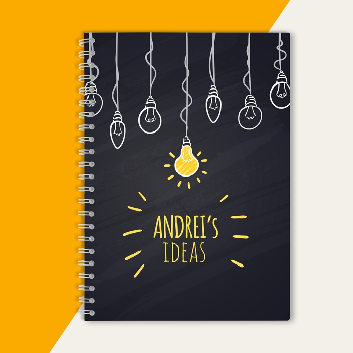 Carnet de notes personnalisé - Bright Ideas