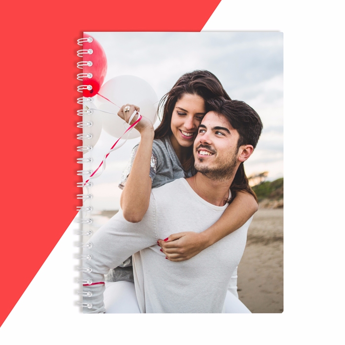 Carnet personnalisé avec une photo