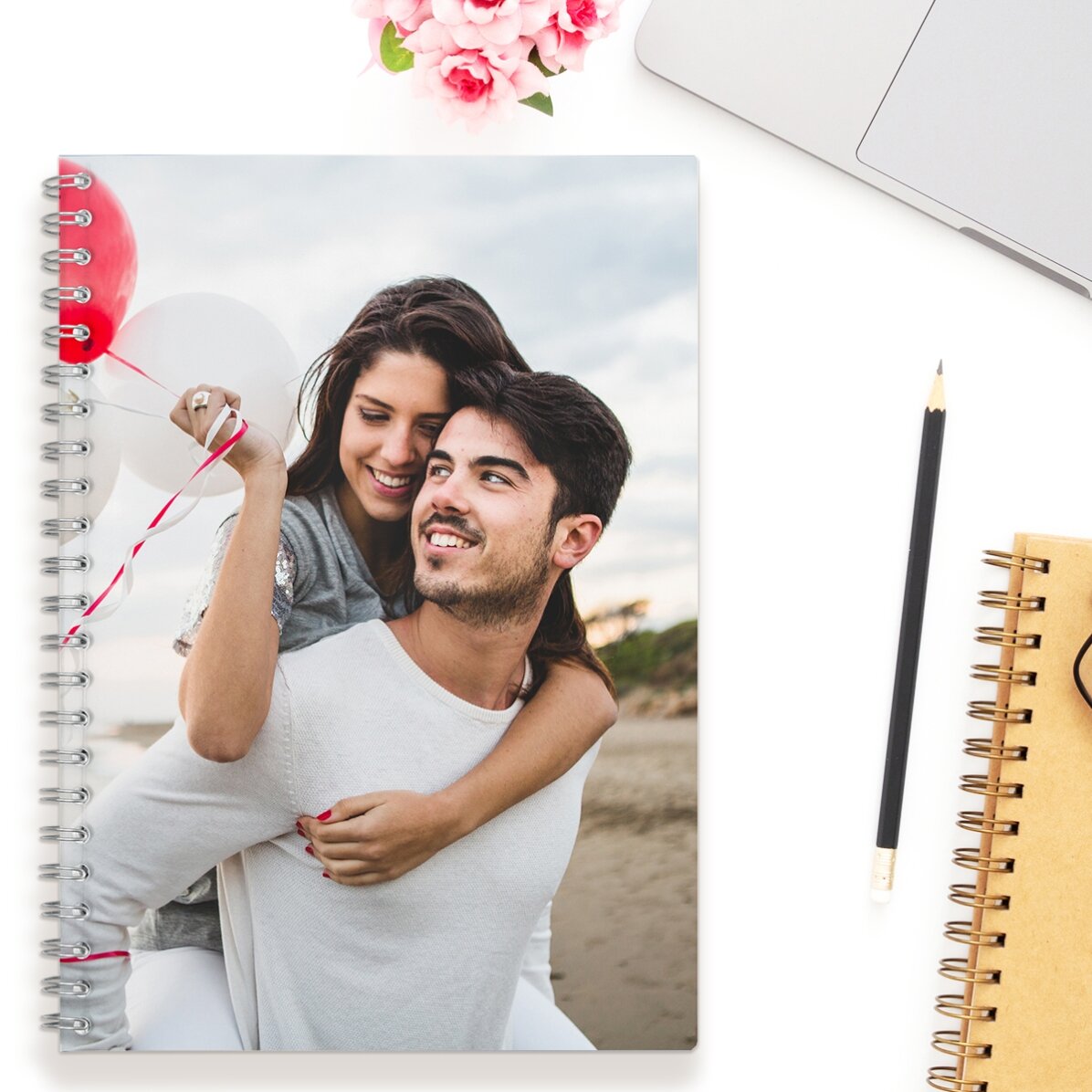 Carnet personnalisé avec une photo