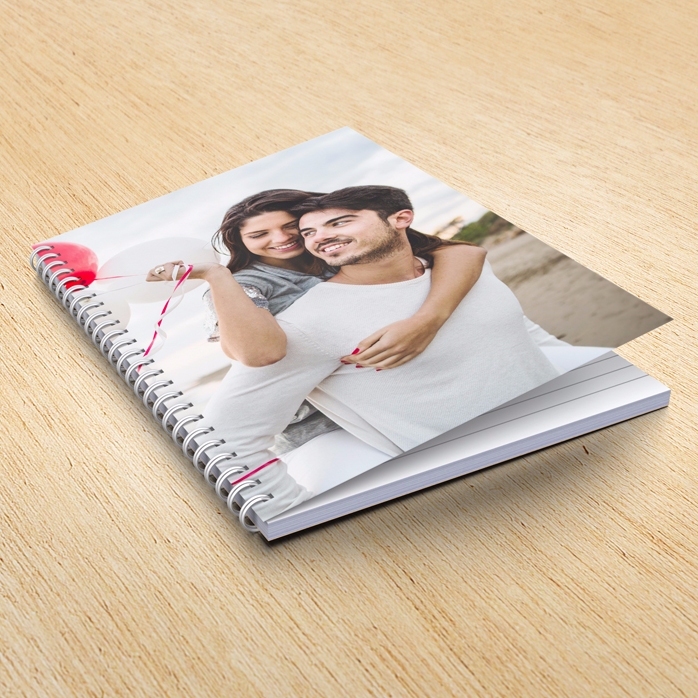 Carnet personnalisé avec une photo