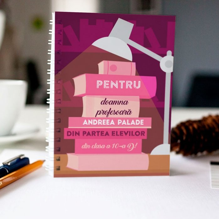 Carnet personnalisé avec 5 textes