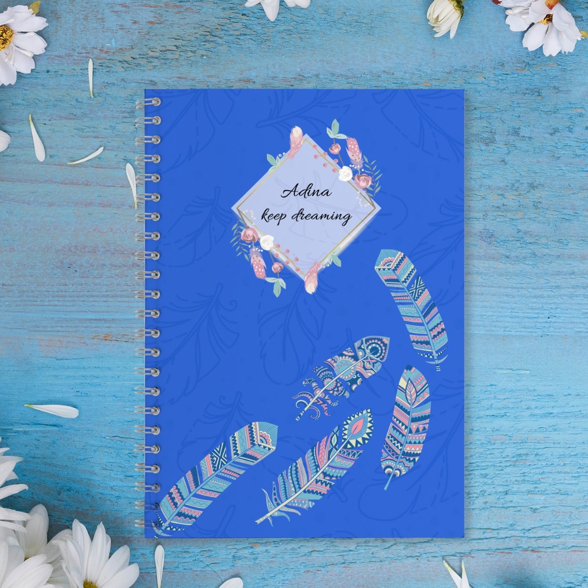 Carnet personnalisé avec inscription - Keep dreaming