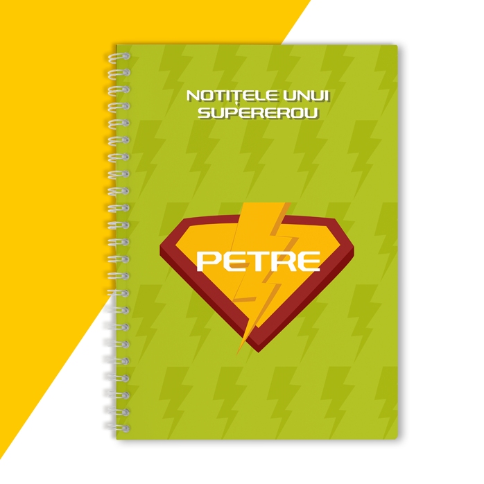 Carnet de notes personnalisé - Super-héros