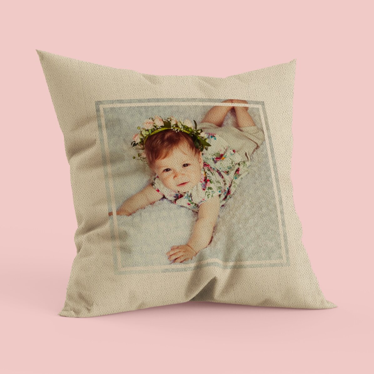 Coussin personnalisé avec une photo - Dans