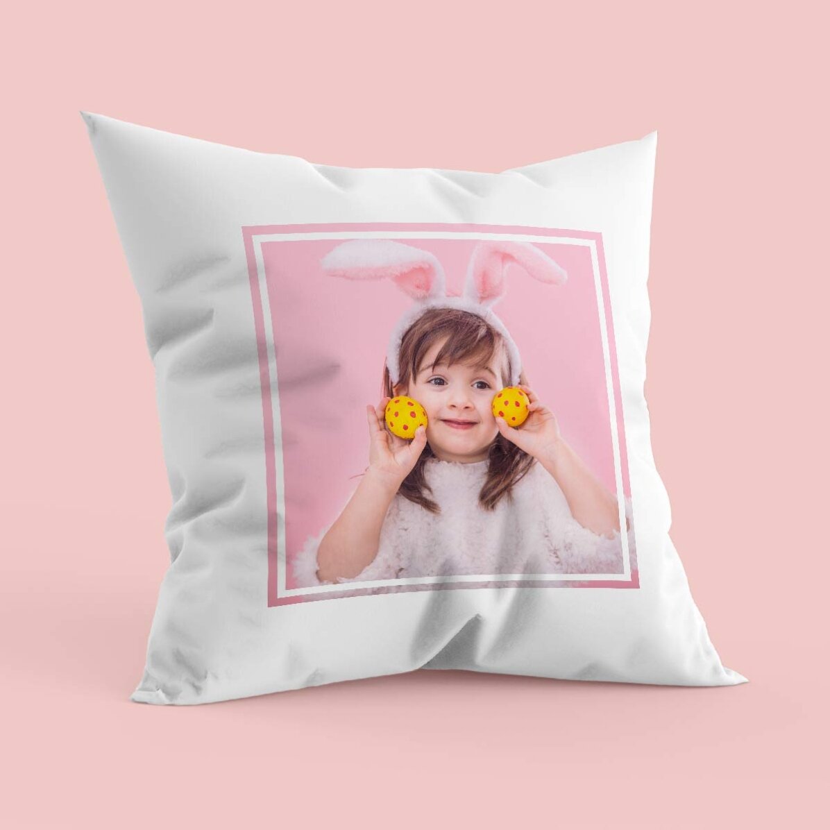 Coussin personnalisé avec une photo