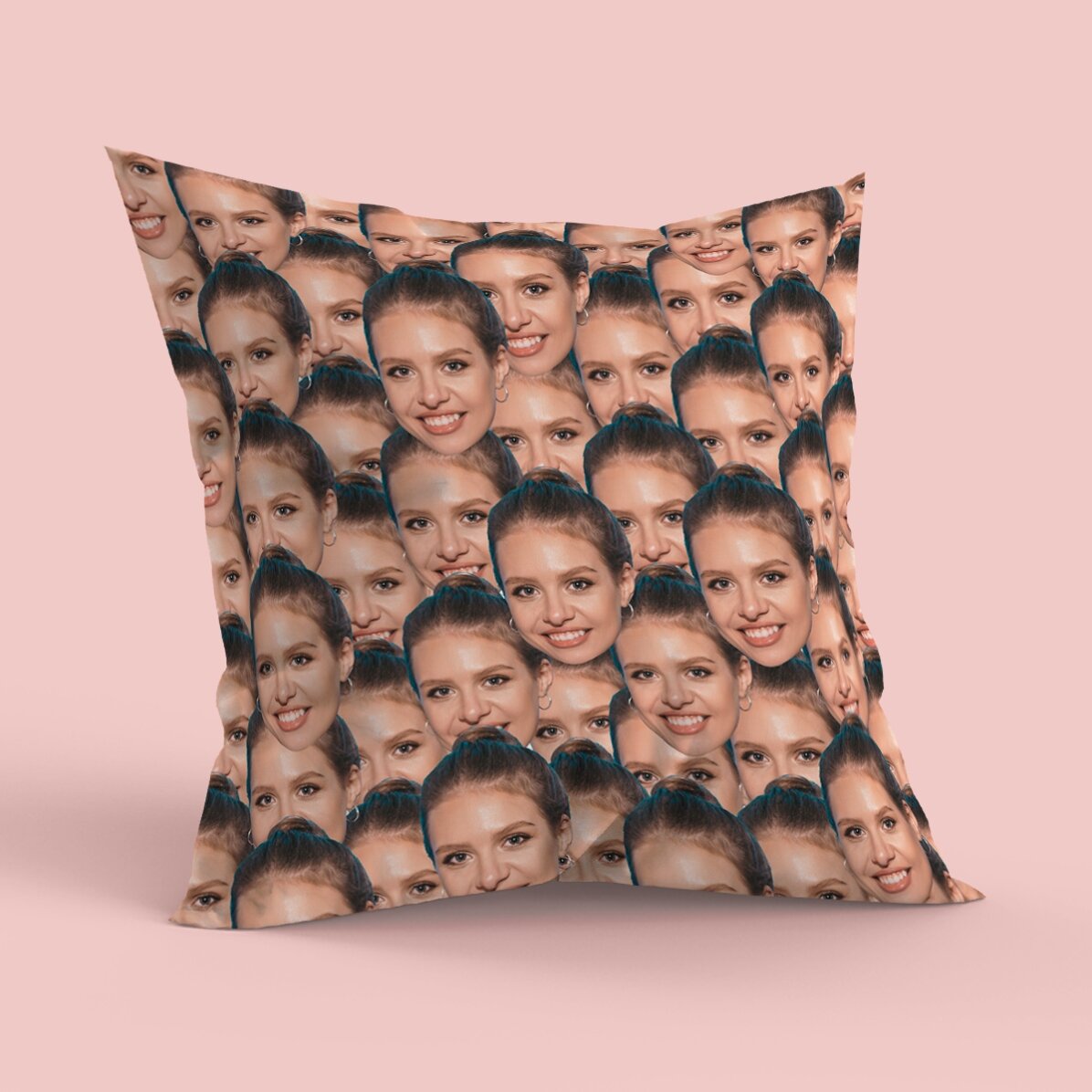 Coussin personnalisé recto-verso avec une photo - Collage