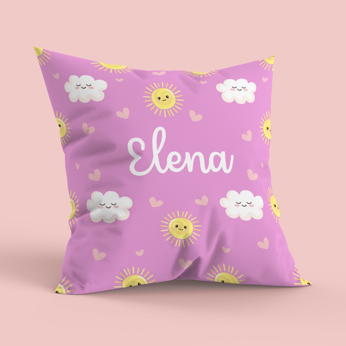 Coussin personnalisé avec prénom, grand format - Norisori
