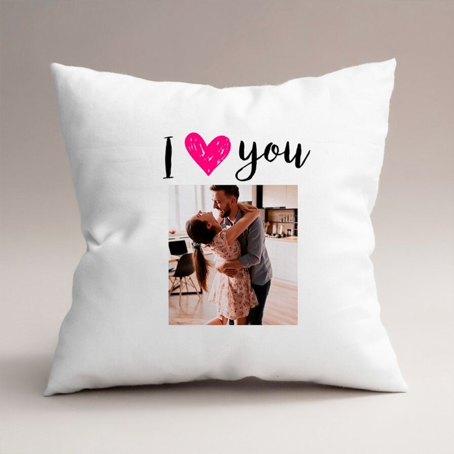 Coussins personnalisés pour un anniversaire de relation
