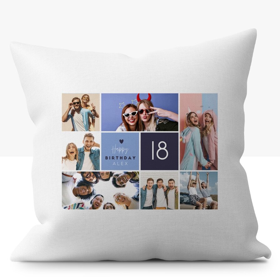 Coussins personnalisés pour les anniversaires