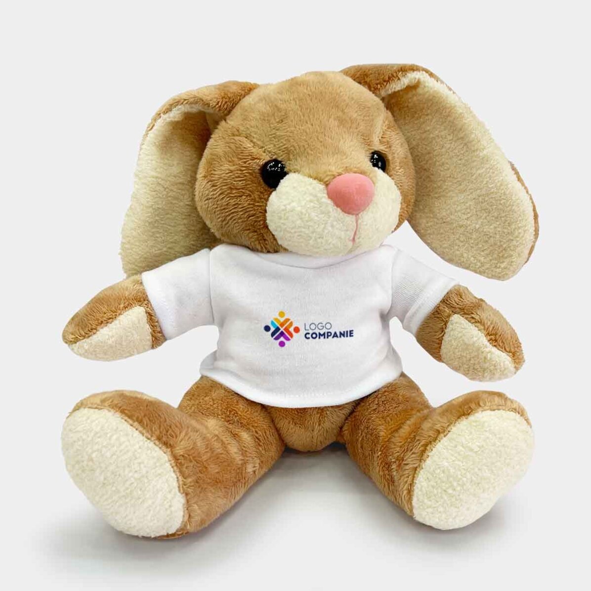 Lapin personnalisé avec logo en plus