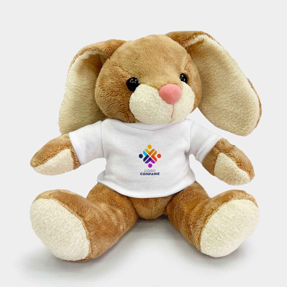 Lapin personnalisé avec logo en plus