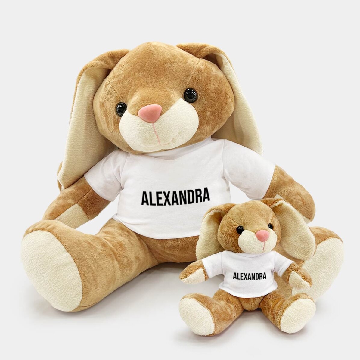 Lapin personnalisé avec un texte