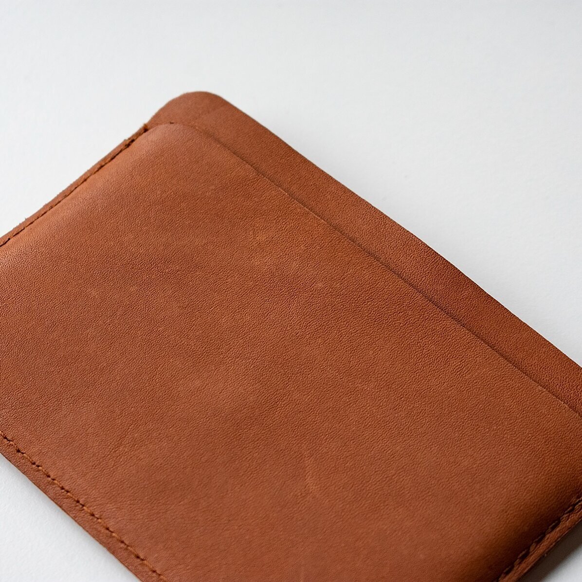 Portefeuille en cuir personnalisé avec un message - « Si tu tombes »