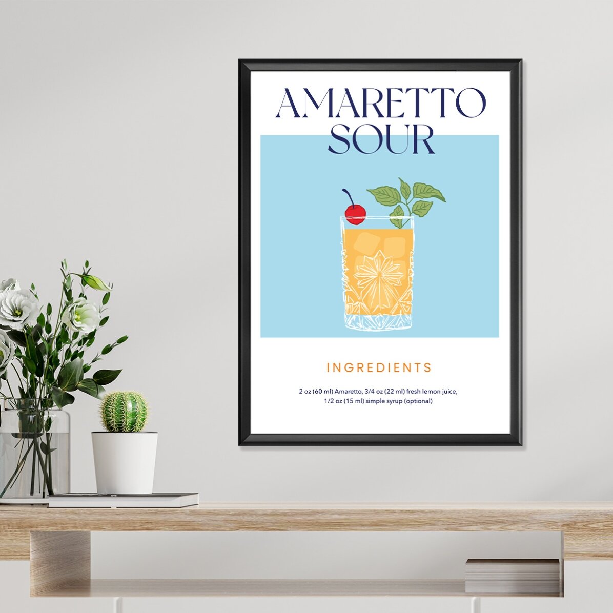 Affiche « Amaretto Sour »